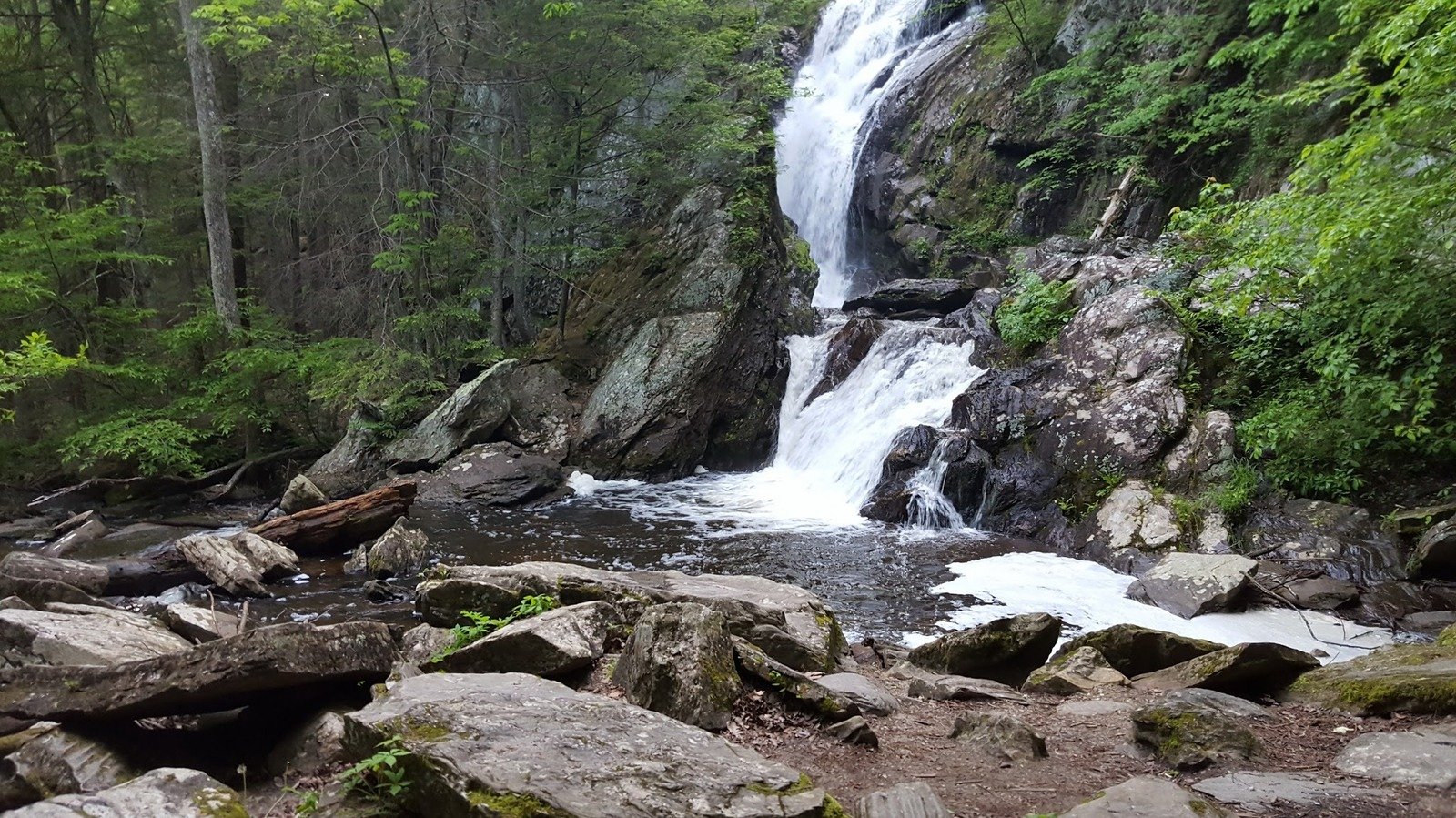 Between Hartford And Albany Is New England's Underrated State Park With A Scenic Waterfall And Fishing Spots