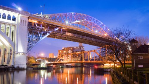 Cleveland's Once Grand Double-Decker Bridge Now Invites Tourists To Wander With Glistening City Views