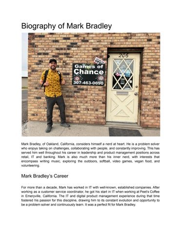 markjamesbradley Publisher Publications - Issuu