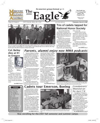 The MMA Eagle, March 2007 edition