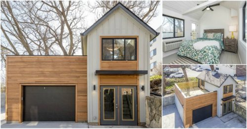 Gorgeously Styled Unique Tiny Home with 2 Lofts and Cozy Fireplace