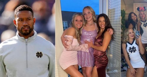 Notre Dame Cheerleaders’ Wild Photos Go Viral Before Ohio State Game