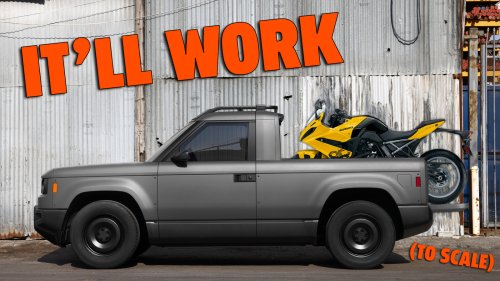 The Slate Pickup Can Fit Pretty Much Every Motorcycle In Its Bed