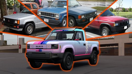 Here's How The Slate Compares To Your Favorite Old Compact Trucks