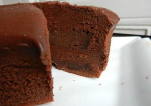 Flourless Chocolate Truffle Mousse Cake