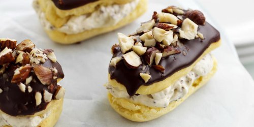 Frangelico Eclairs with Hazelnut and Chocolate