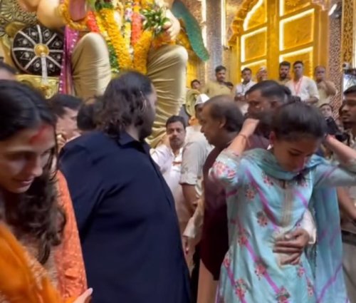 Mukesh Ambani condemned for allegedly inappropriately touching daughter-in-law Radhika Merchant in presence of Anant Ambani, Shloka Mehta