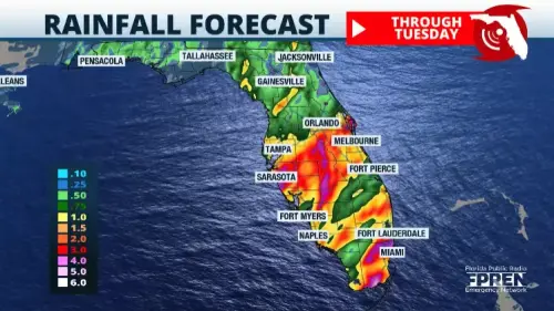 Heavy rain could bring flash flooding in North Florida