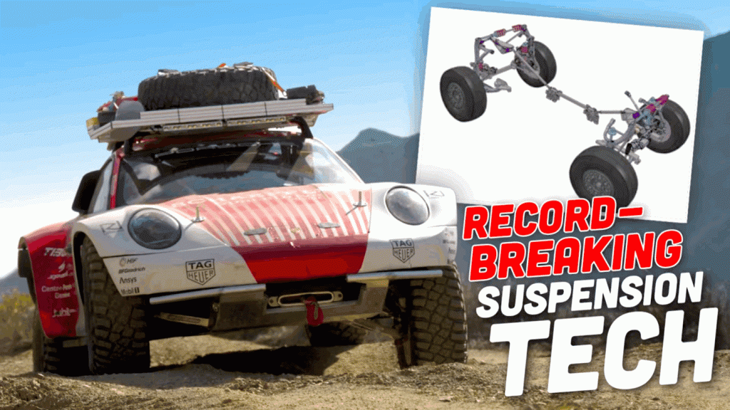 Porsche Built A Crazy Off-Road Suspension That Goes Straight Through The Car. Here