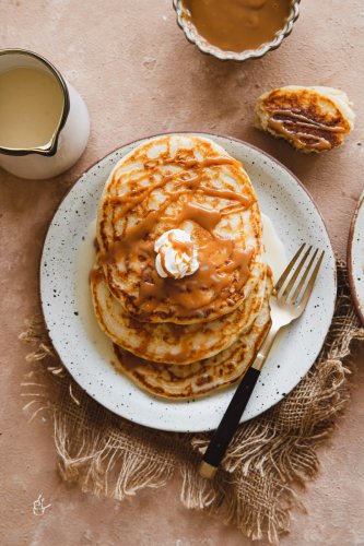 Tres Leches Pancakes (so fluffy!)