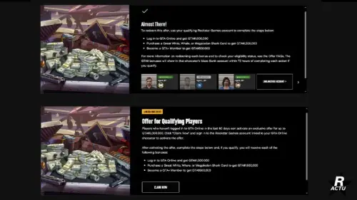 GTA Online : 3 millions de GTA$ Gratuits ? Voici comment en profiter !