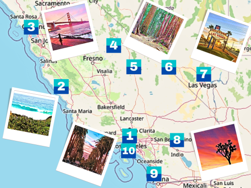 Kalifornien Rundreise planen ᐅ Route für 2 - 3 Wochen Roadtrip