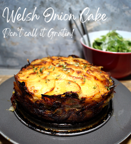 Welsh Onion Cake - kein Kartoffelgratin!