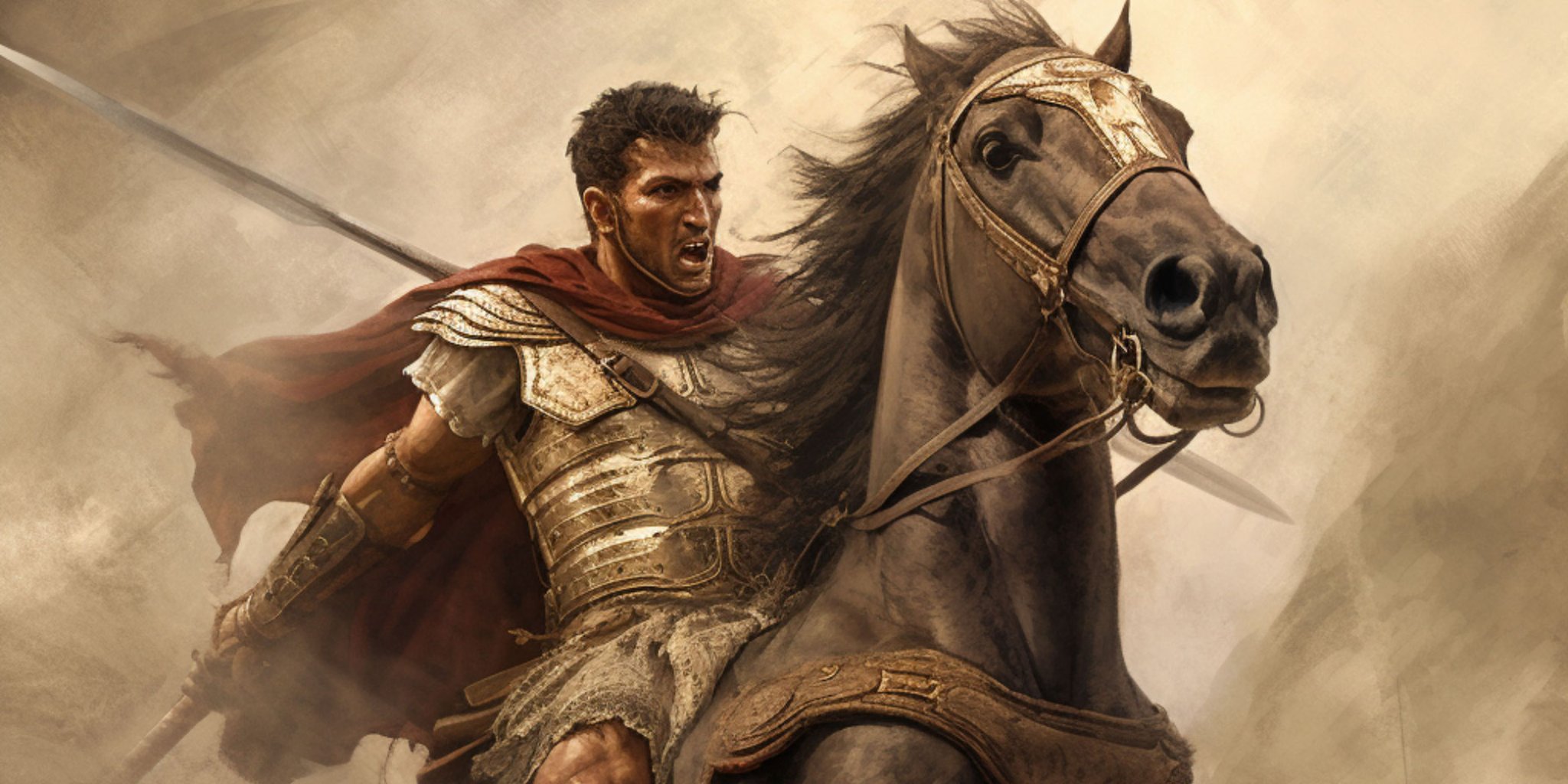 How did the ancient Romans use cavalry in battle?
