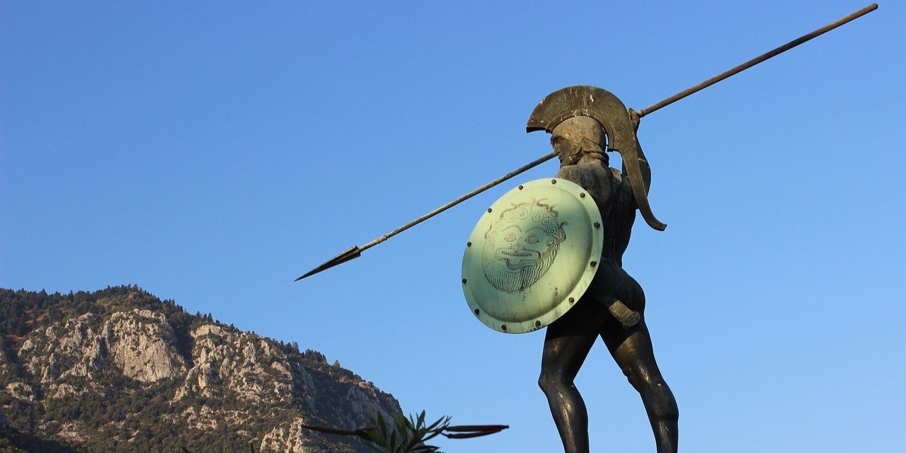 What was a Greek phalanx and how did it work?