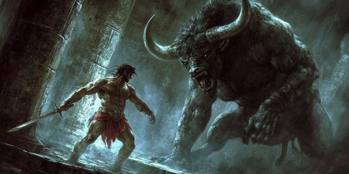 What was the ancient Greek myth of the terrifying Minotaur?