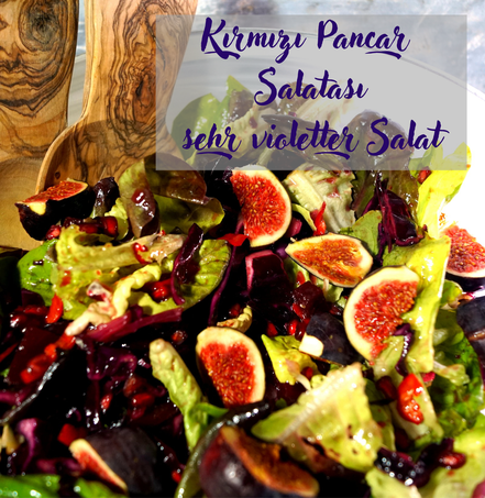 Kırmızı Pancar Salatası - Lila Salat mit Roter Beete