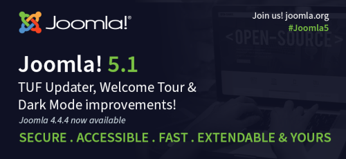 Joomla 5.1.0 and Joomla 4.4.4 are here!