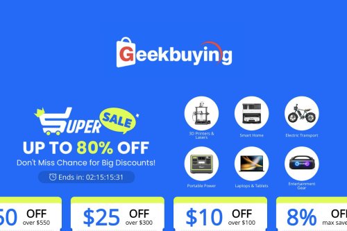 Ces pépites à ne pas manquer durant les Super Sale de Geekbuying (jusqu’à -80%)