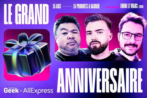 15 ans d’AliExpress : on vous offre +5000€ de cadeaux de fou lors d’un live exceptionnel
