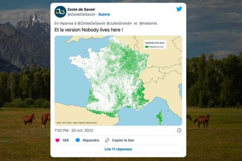 France : Cette carte dévoile toutes les zones où personne ne vit !