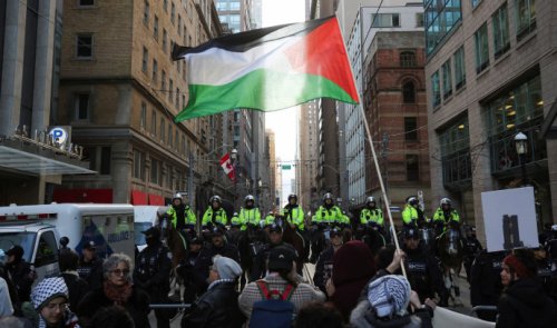 'Free Palestine, f**k NATO:' Protesters disrupt admiral's Amsterdam talk