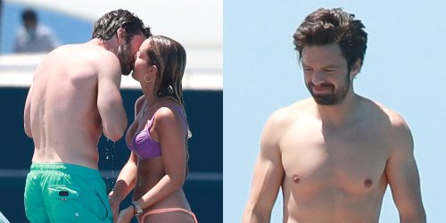 Shirtless Sebastian Stan Packs On PDA with New Girlfriend Alejandra Onieva in Ibiza!