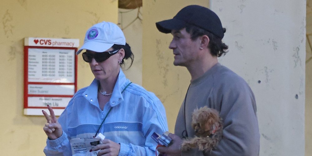 Katy Perry & Orlando Bloom Bring Their Dog Nugget While Running Errands ...