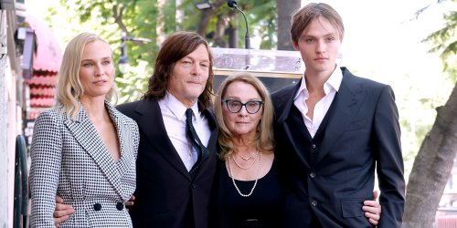 Norman Reedus Brings Diane Kruger, Son Mingus & Mom Marianne To Hollywood Walk of Fame Ceremony