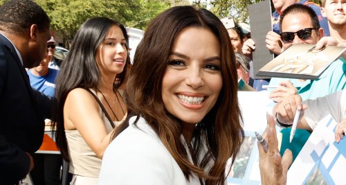 Eva Longoria Goes Chic in White Outfit for ‘Flamin’ Hot’ Screening at
