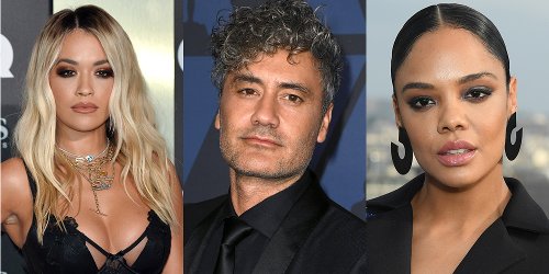 Rita Ora, Taika Waititi and Tessa Thompson get cozy in ...