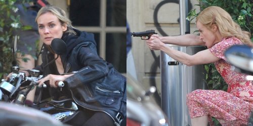 Diane Kruger Films an Action-Packed Scene for ’355′ Movie!