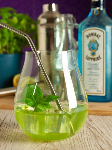 Gin Basil Smash - In Memoriam Borkum • JUST YUM YUM