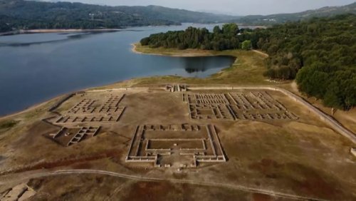 Severe drought reveals ancient Roman camp