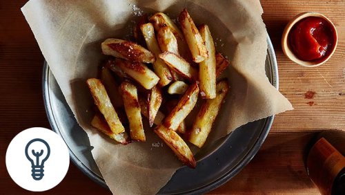 These Genius Fries Need Less Oil Than It Takes to Dress a Salad