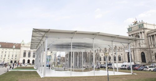 Steiermark Schau: Mobiler Pavillon am Wiener Heldenplatz