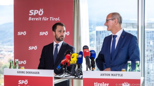 Mattle und Dornauer wollen Tirol stabilisieren und erneuern
