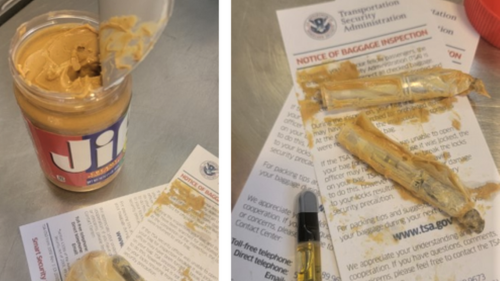 Jar of peanut butter triggers alarm, but the jar held more than peanut butter, TSA says