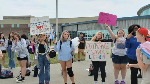 ‘Outraged’: Johnson County students walk out of class over transgender bathroom policy