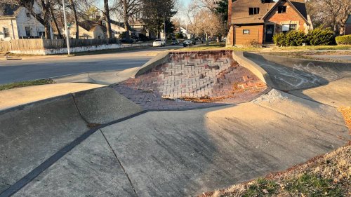 A pool? A skate park? The real story behind this KC neighborhood’s unique sculptures