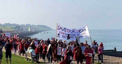 Protestors to gather against sewage polluting Kent's best beaches