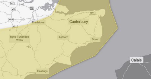 Met Office issues yellow weather warning with potential 'danger to life' from 70mph winds