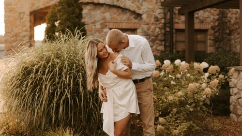 A couple wanted engagement pictures in Italy — so they went to a local Olive Garden
