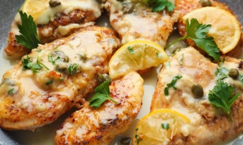 Pan-Seared Lemon Chicken Piccata in a Creamy Sauce Is Worth Repeating Weekly