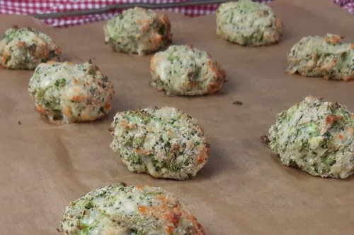 Brokkoli Käse Nuggets - Lowcarb Snack oder Keto Beilage