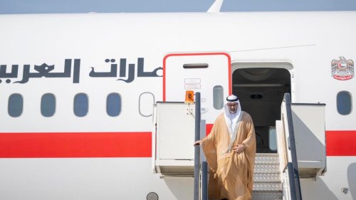 Look: Abu Dhabi Crown Prince arrives in Serbia, discusses trilateral relations on behalf of UAE President