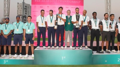 Adam Bresnu shines bright with gold at Pan Arab Golf Championship in Ajman