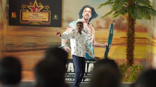 Watch: Workers in Dubai channel their inner SRK, get treated to special screening of Pathaan