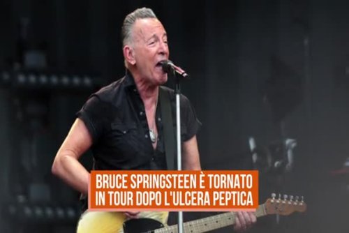 Bruce Springsteen torna in tour dopo l'ulcera peptica