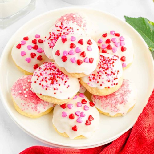 Italian Lemon Ricotta Cookies (Valentine Themed Recipe)